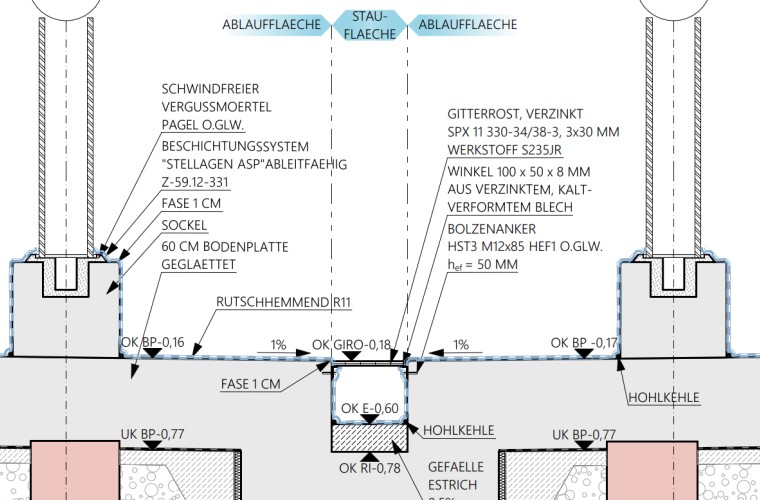 AwSV concept for a WHG tank farm and process plant