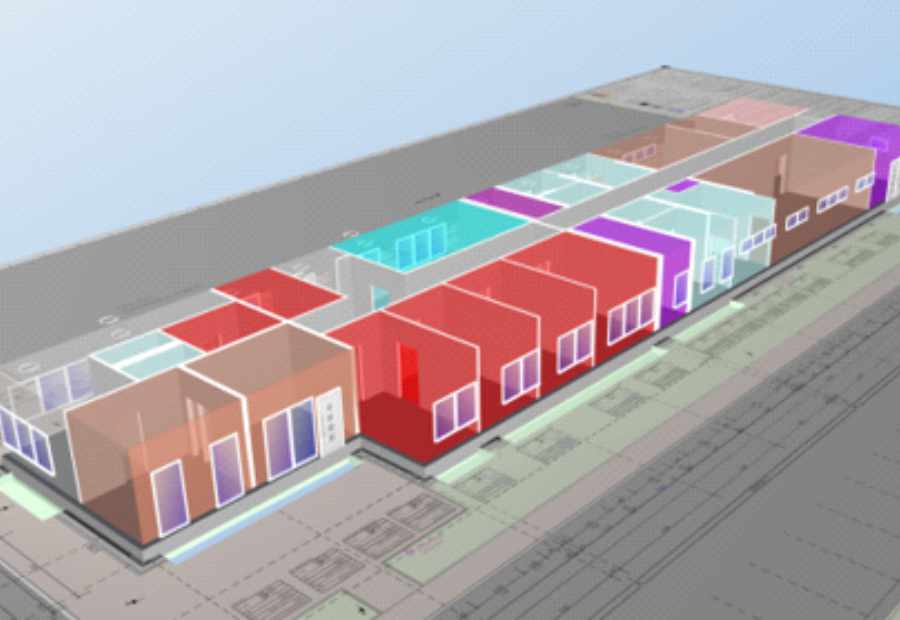 Adapted user profiles for the GEG verification of an industrial building